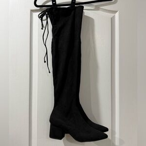 Black Over-the-Knee Boots